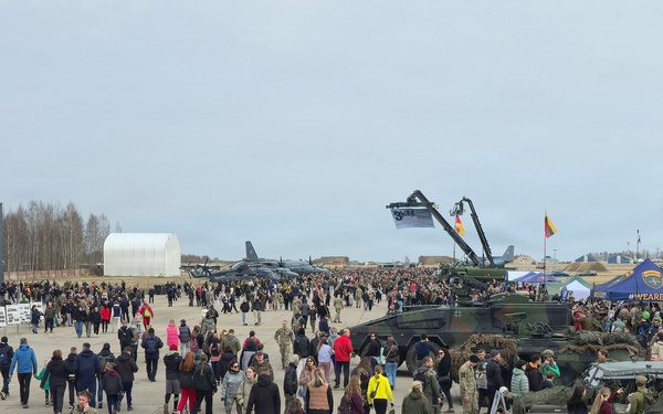 Crowds enjoy military displays at Runway Run ‘26