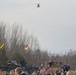 Lithuanian SAR helicopter fly over Runway Run 26