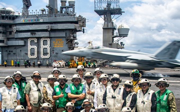 Panamanian Leaders visit USS Nimitz during Southern Seas 2026 Deployment