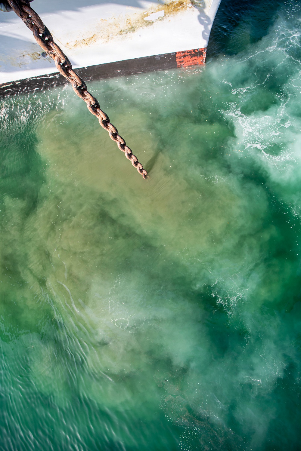 Nimitz Drops Anchor Outside Panama