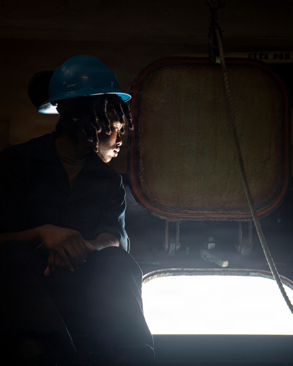 Nimitz Drops Anchor Outside Panama