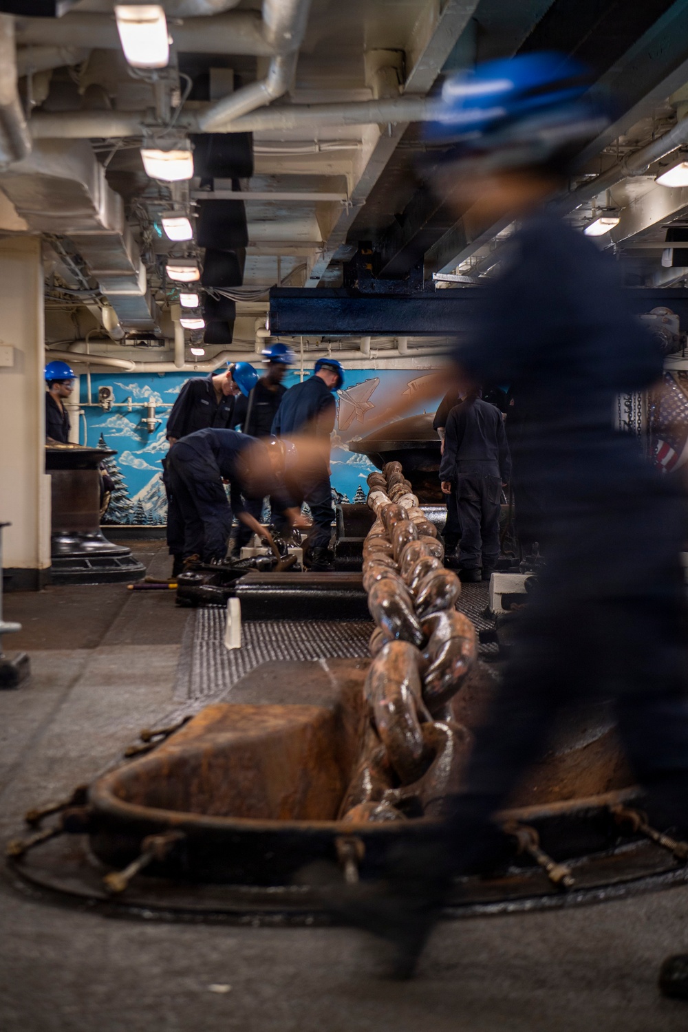Nimitz Drops Anchor Outside Panama