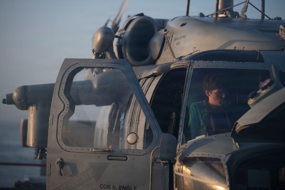 Sailor Conducts Maintenance