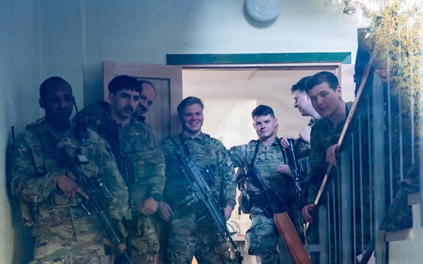 U.S. Soldiers Train with Lithuanian Allies During 91st Soft Launch in Utena