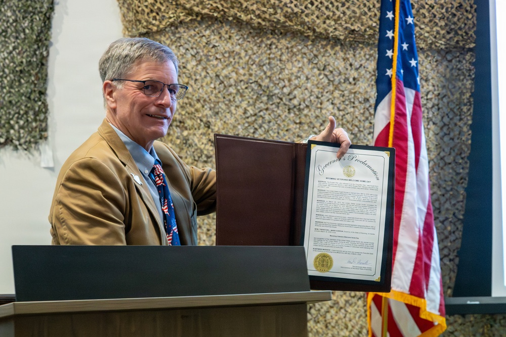Wyoming leaders honor veterans across generations during statewide Welcome Home Day ceremonies