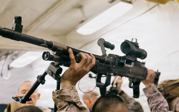 11th MEU Marines Conduct Lance Corporal Leadership and Ethics Seminar Culminating PT Aboard USS Boxer