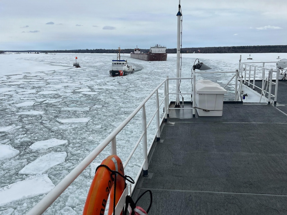 Coast Guard experiences ice-breaking delays on the St. Marys River