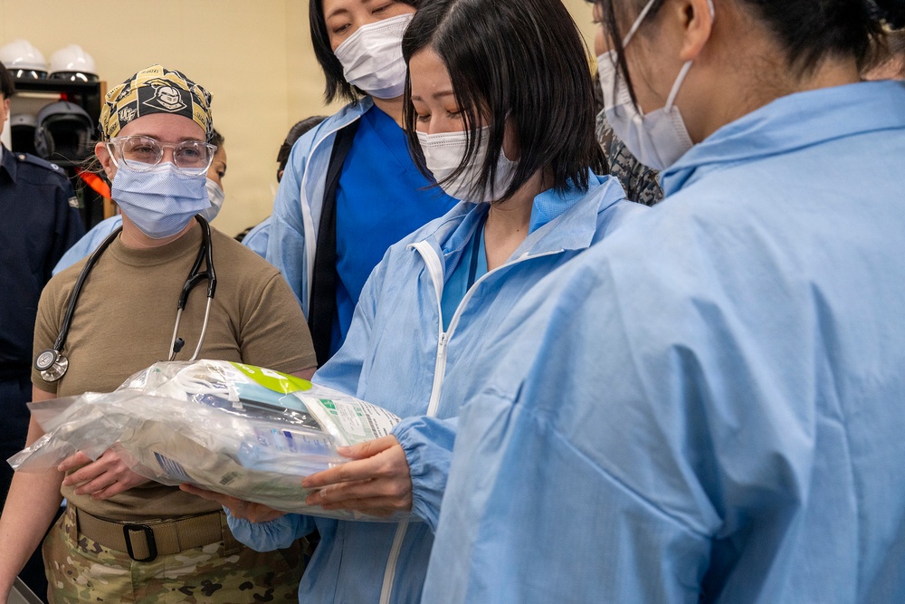 Yokota-based Ground Surgical Team demonstrates capabilities at Iruma AB
