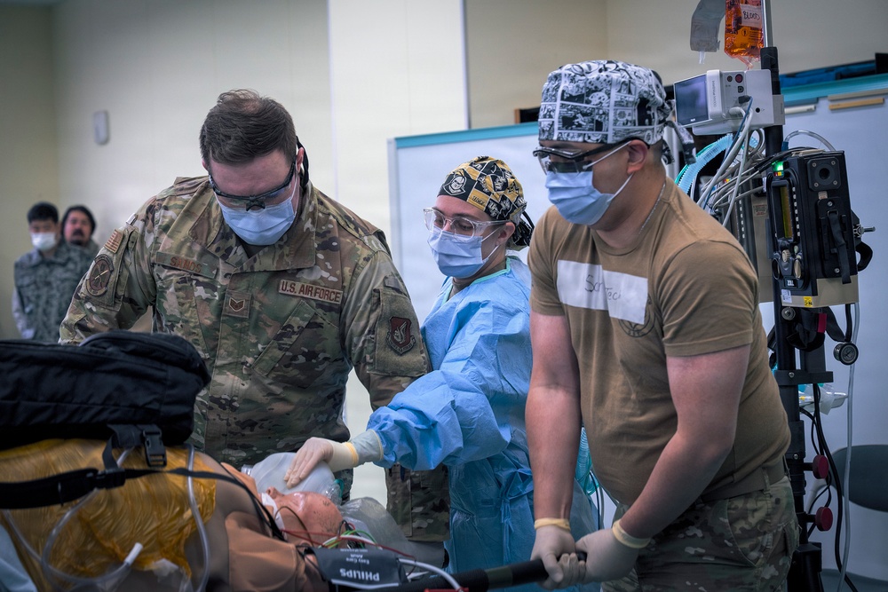 Yokota-based Ground Surgical Team demonstrates capabilities at Iruma AB