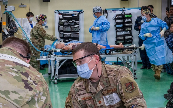Yokota-based Ground Surgical Team demonstrates capabilities at Iruma AB