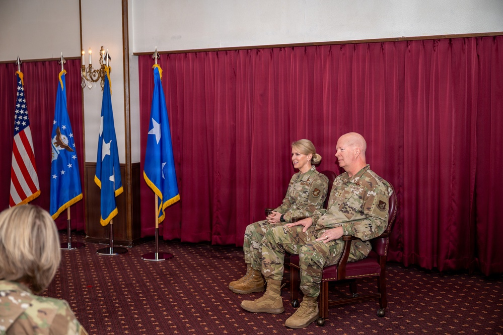 5AF commander Lt. Gen. Carey promotion ceremony