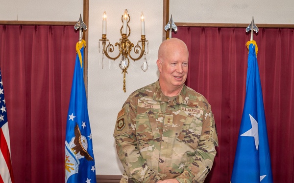 5AF commander Lt. Gen. Carey promotion ceremony