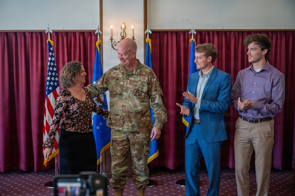 5AF commander Lt. Gen. Carey promotion ceremony