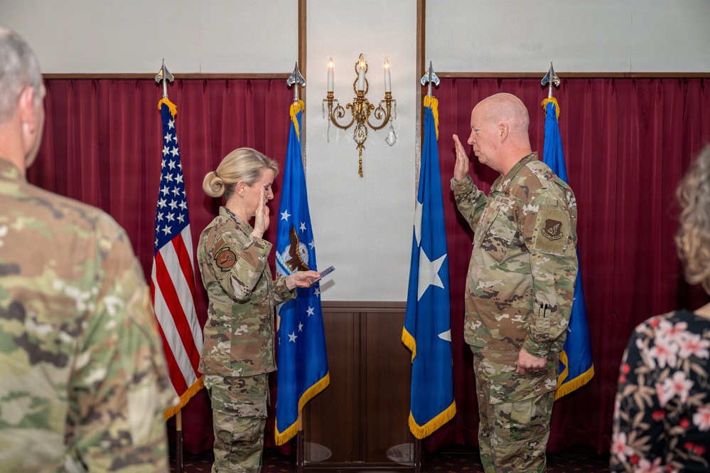 5AF commander Lt. Gen. Carey promotion ceremony