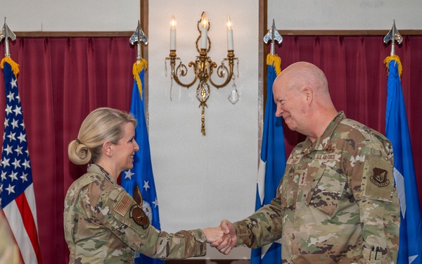 5AF commander Lt. Gen. Carey promotion ceremony