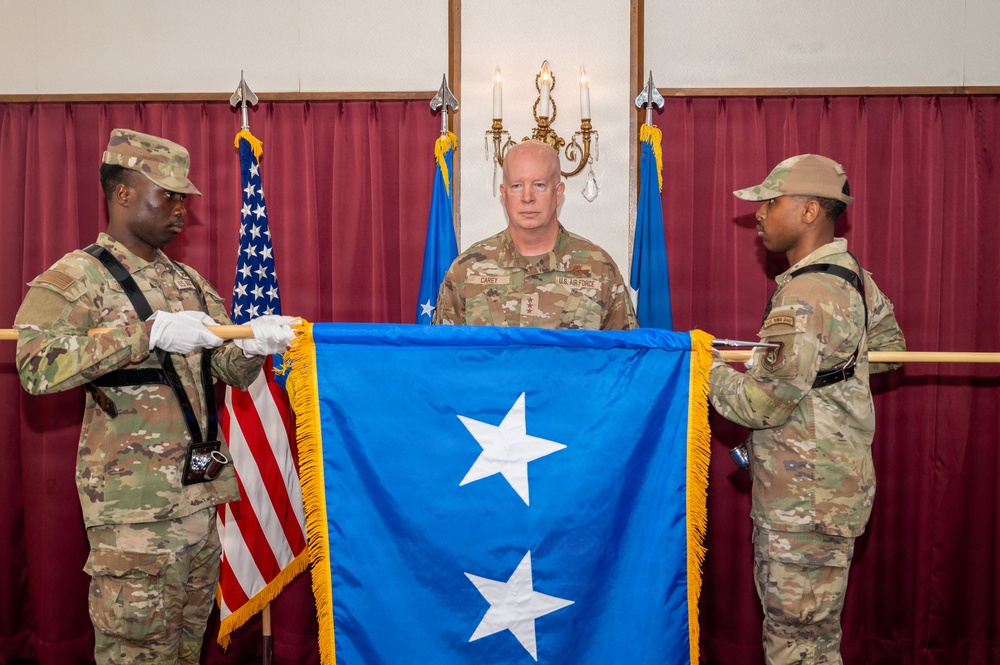 5AF commander Lt. Gen. Carey promotion ceremony