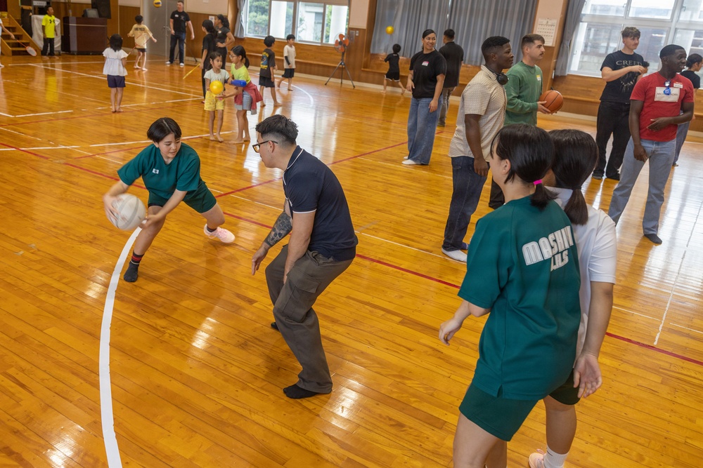 MAG-36 Marines visit local community center