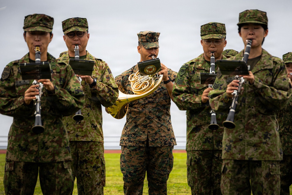 III MEF, JGSDF Bands Prepare for Camp Yonaguni 10th Anniversary Joint Performance