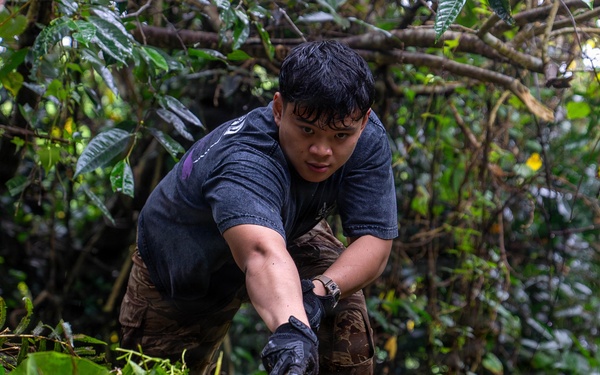 18th Munitions Squadron honors Okinawan heritage with tomb clean-up