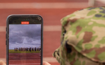 III MEF, JGSDF Bands Perform for Leaders for Camp Yonaguni 10th Anniversary