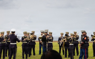 III MEF, JGSDF Bands Perform for Leaders for Camp Yonaguni 10th Anniversary
