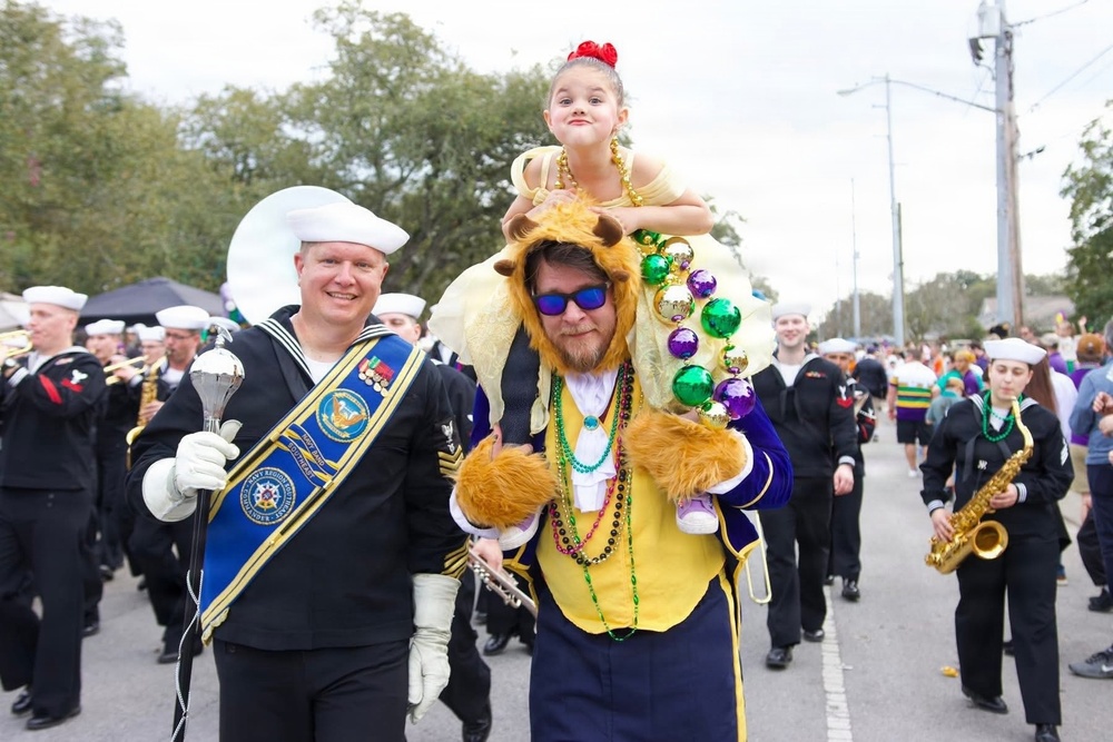Navy Band Southeast performs at 2026 Mardi Gras Celebration in New Orleans, Louisiana
