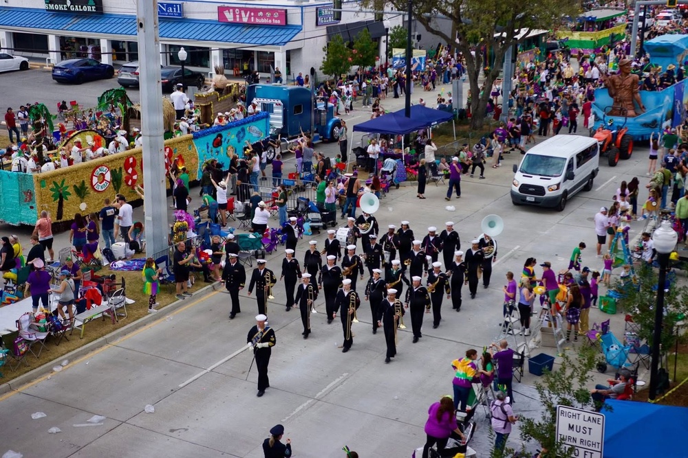 Navy Band Southeast performs at 2026 Mardi Gras Celebration in New Orleans, Louisiana