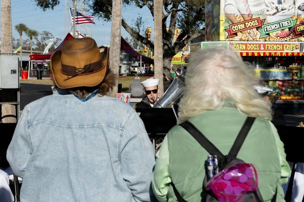 Navy Band Southeast performs at Florida State Fair - Tampa, FL