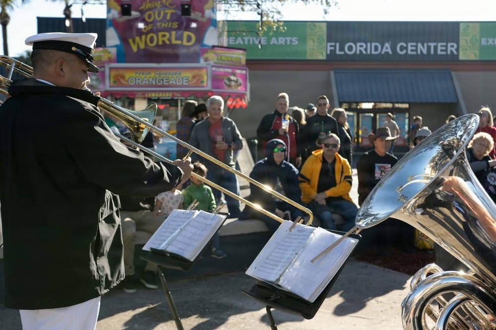 Navy Band Southeast performs at Florida State Fair - Tampa, FL