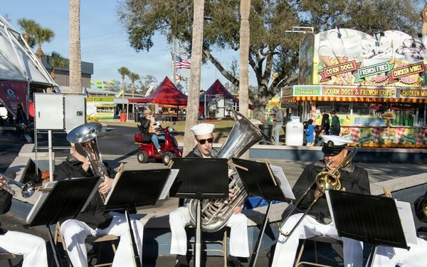 Navy Band Southeast performs at Florida State Fair - Tampa, FL