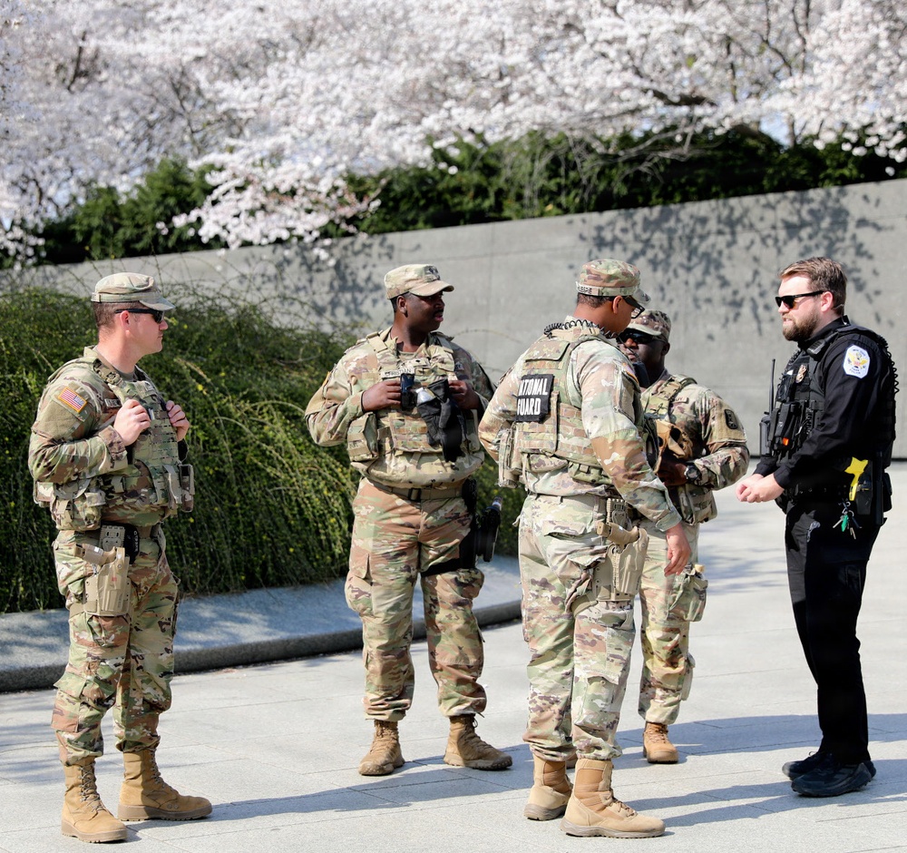 JTF-DC Patrol Martin Luther King  Jr. Memorial