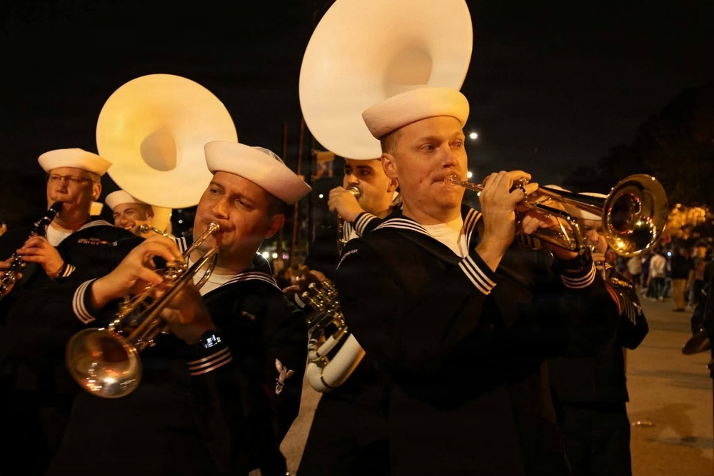 Navy Band Southeast performs at Krewe of Centurions Parade - Metairie, LA