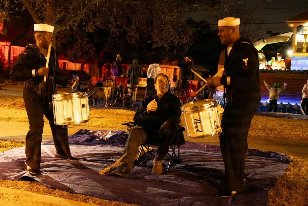 Navy Band Southeast performs at Krewe of Centurions Parade - Metairie, LA