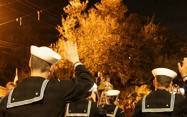 Navy Band Southeast performs at Krewe of Centurions Parade - Metairie, LA