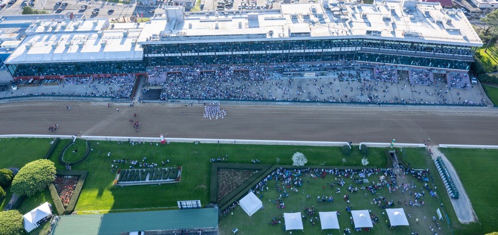 Arkansas Derby flyover