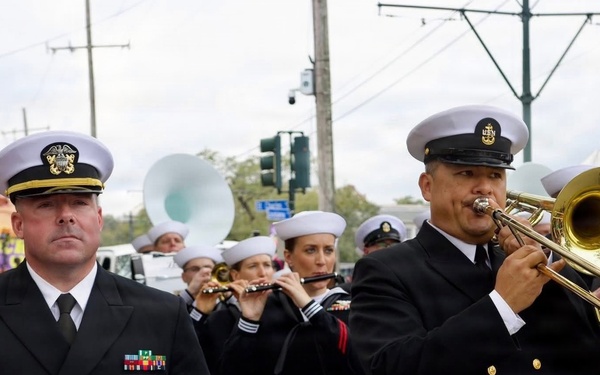 Navy Band Southeast performs at Krewe of Tucks Parade (Mardi Gras) - New Orleans, LA