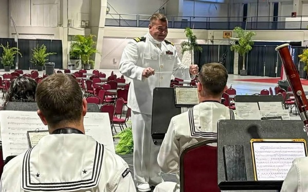 Navy Band Southeast performs in opening ceremony for the Florida State Fair - Tampa, FL.