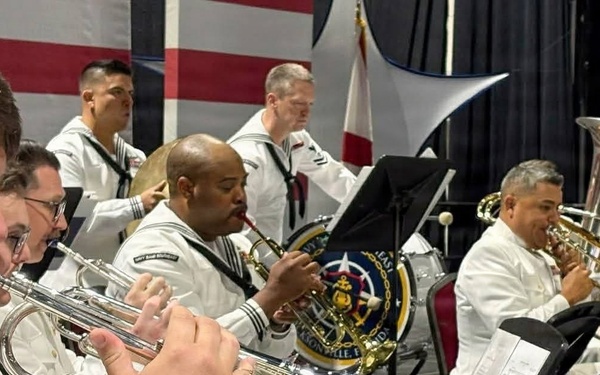 Navy Band Southeast performs in opening ceremony for the Florida State Fair - Tampa, FL.