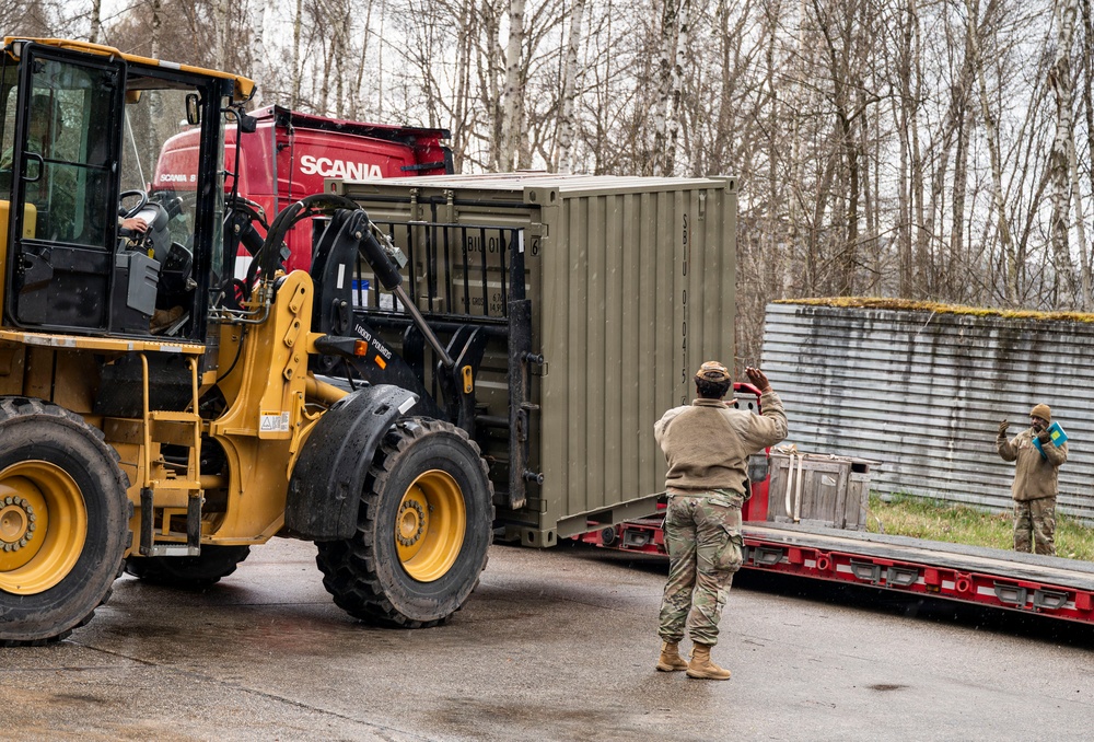 406th AEW A4 Airmen Execute Cargo Movement Operations
