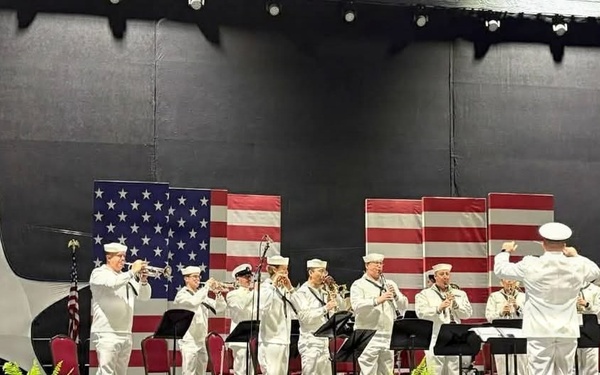 Navy Band Southeast performs in opening ceremony for the Florida State Fair - Tampa, FL.