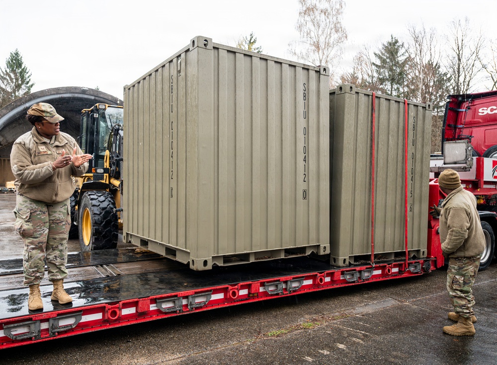 406th AEW A4 Airmen Execute Cargo Movement Operations