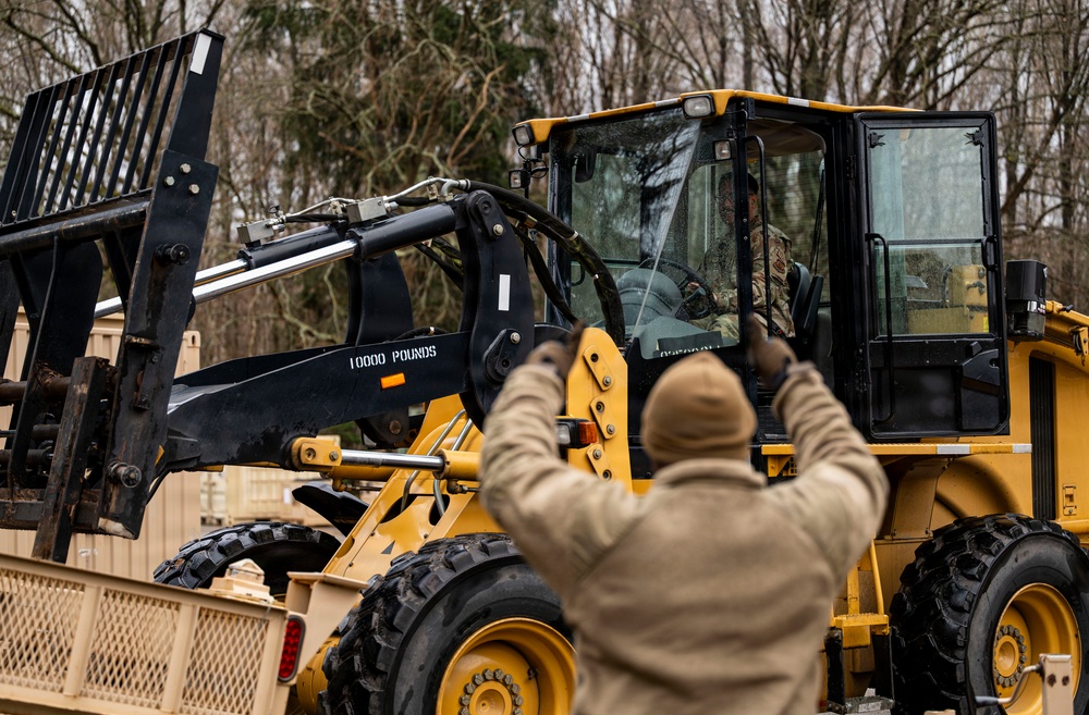 406th AEW A4 Airmen Execute Cargo Movement Operations