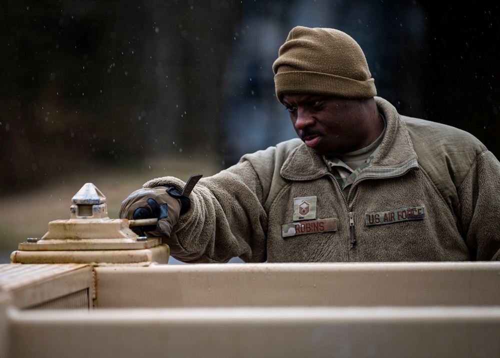 406th AEW A4 Airmen Execute Cargo Movement Operations