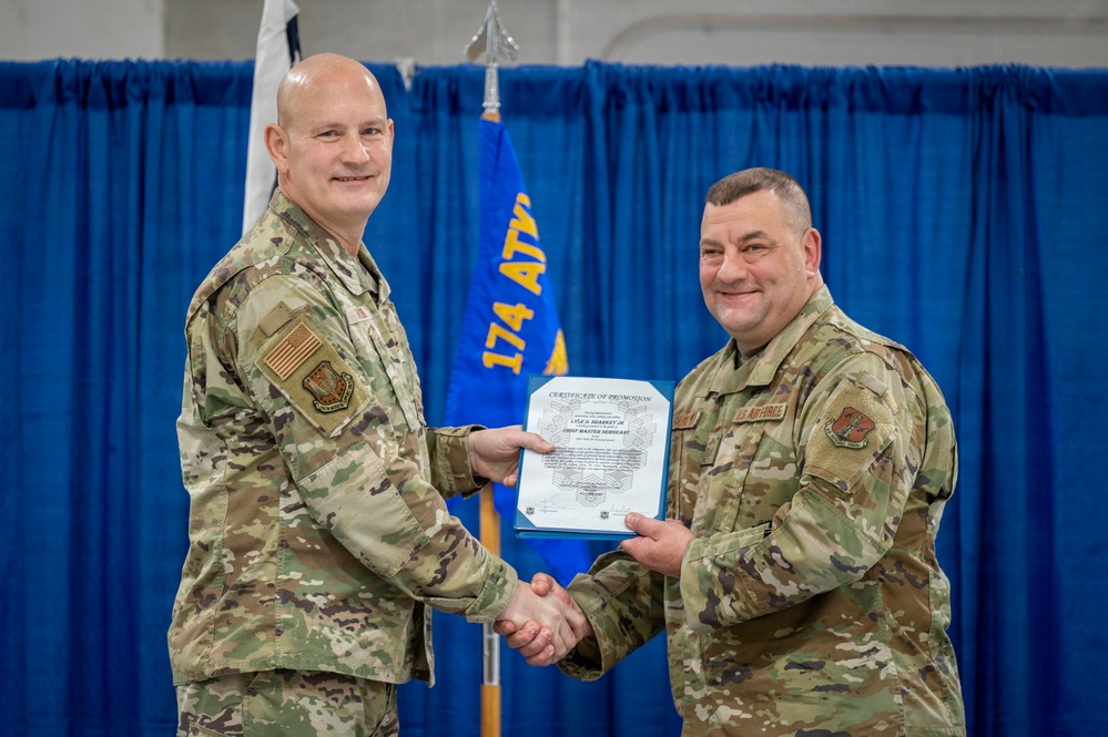 174th Maintence Group QA Senior Enlisted Leader Promoted to Chief Master Sergeant