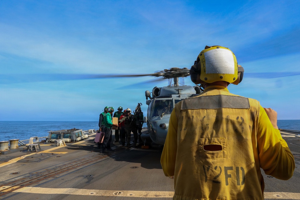 Flight Quarters aboard USS John Finn