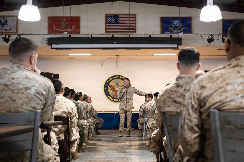 SMMC engages with Marines deployed to Camp Lemonnier, Djibouti