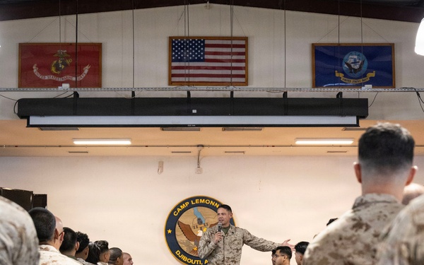 SMMC engages with Marines deployed to Camp Lemonnier, Djibouti