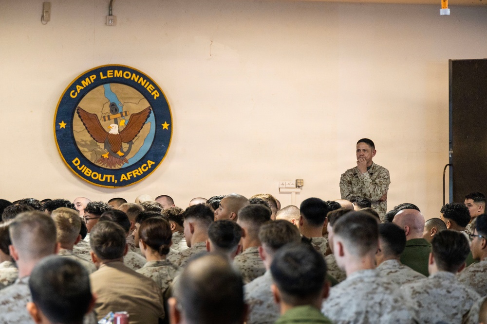 SMMC engages with Marines deployed to Camp Lemonnier, Djibouti