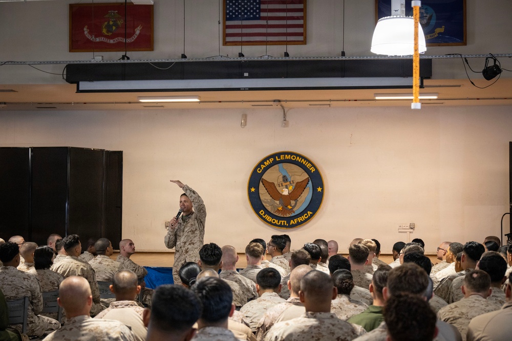 SMMC engages with Marines deployed to Camp Lemonnier, Djibouti