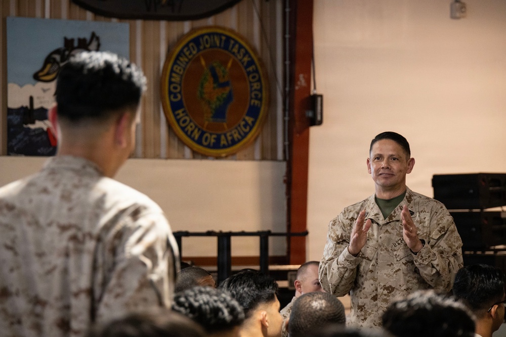 SMMC engages with Marines deployed to Camp Lemonnier, Djibouti
